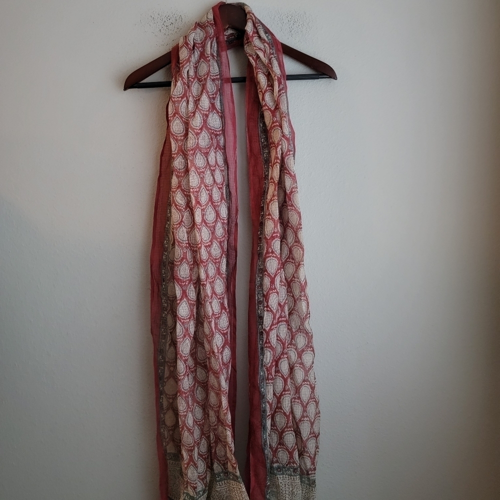 Anokhi Blockprint Dupatta (Shawl) NEW